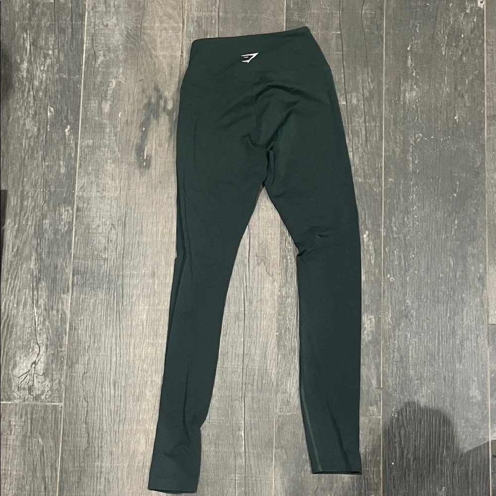 Gymshark Dark Green Leggings - Picture 2 of 2